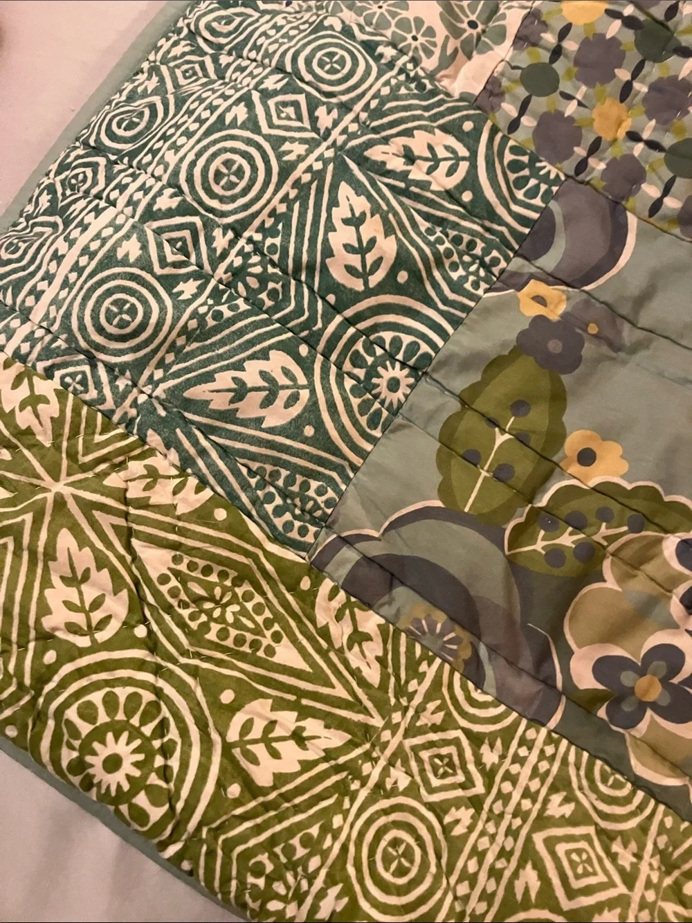 Pottery barn standard Kantha quilt pillow sham cover 2008